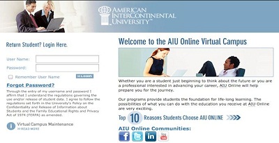 AIU Online Student Login | Student Portal