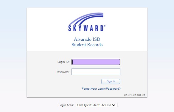 Skyward AISD Alvarado