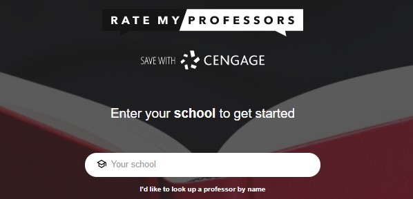 Go to Rate My Professors Page