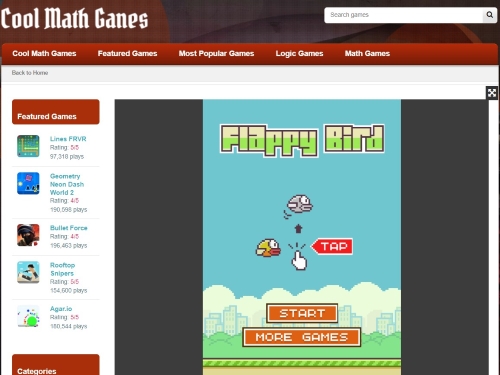 Cool Math Flappy Bird Games