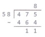 Generate and solve at least one more division problem with the same quotient and remainder as the one below. Explain your thought process.