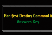 Manifest Destiny CommonLit Answers Key
